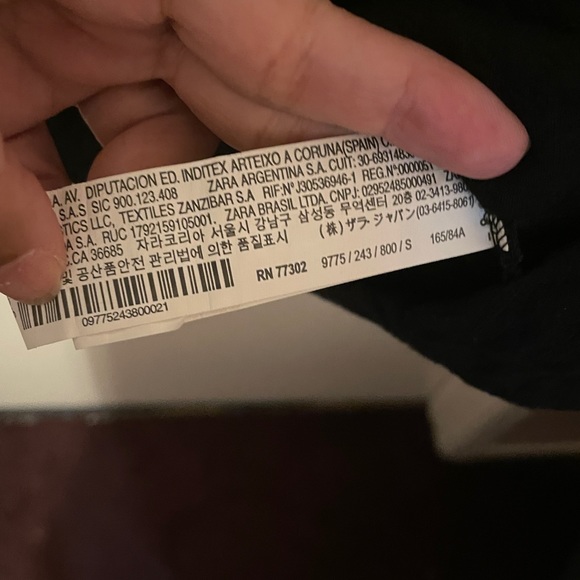 EUC Zara Cuffed-Sleeve Textured Sweater Dress Size Small - Picture 8 of 8